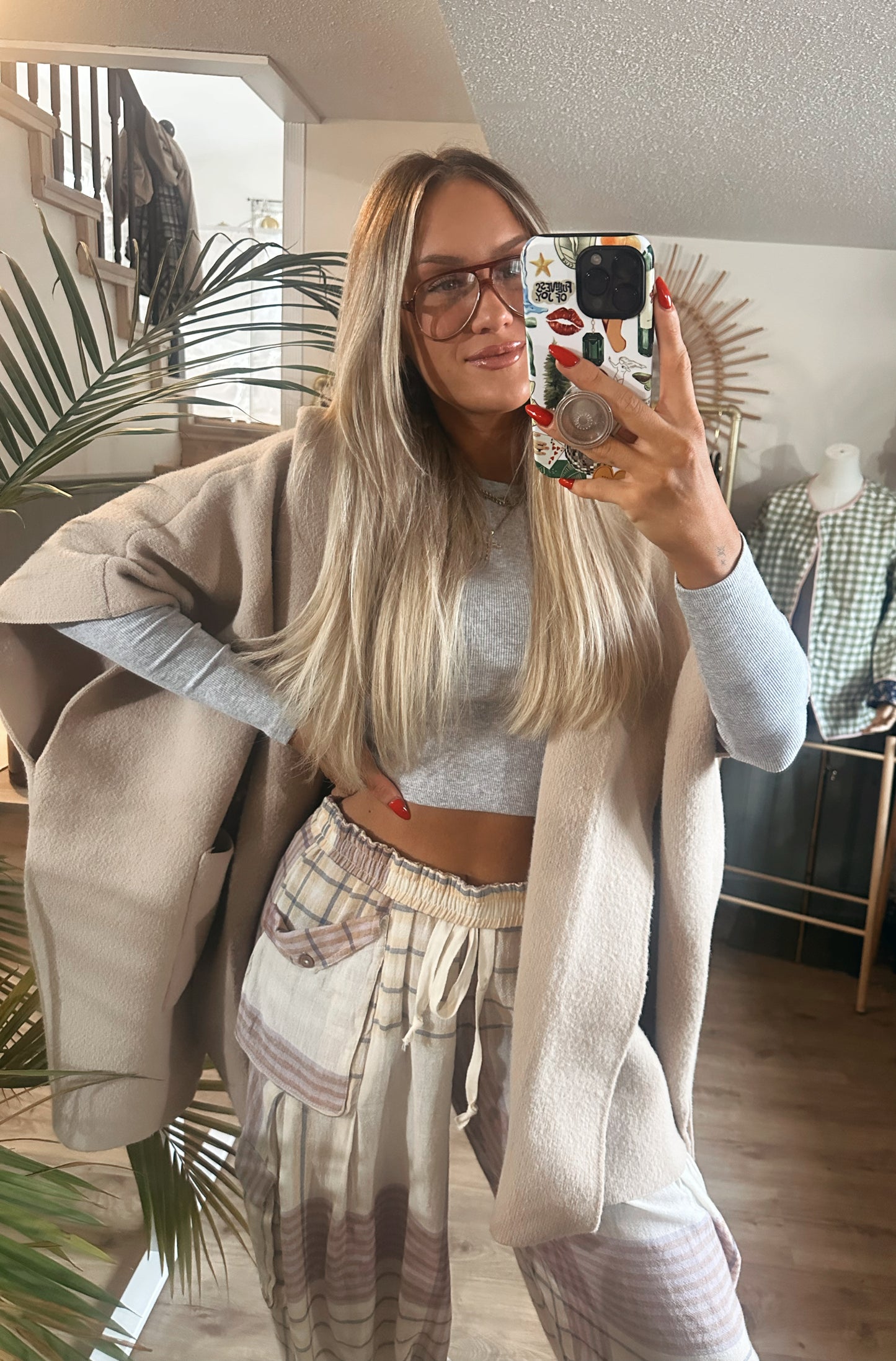 Dakota Oversized Hooded Poncho
