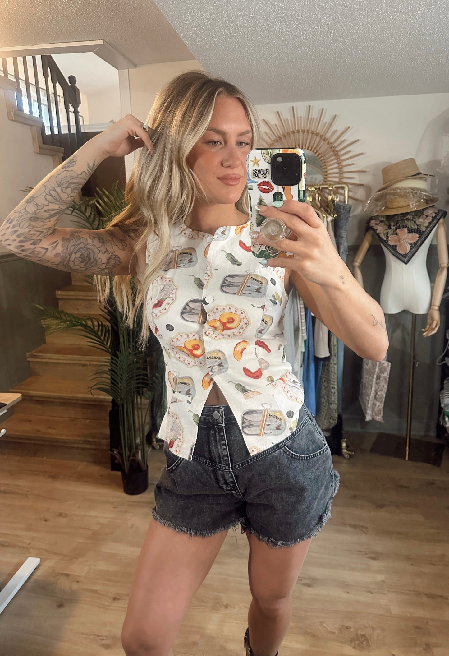 Summer Picnic Button Down