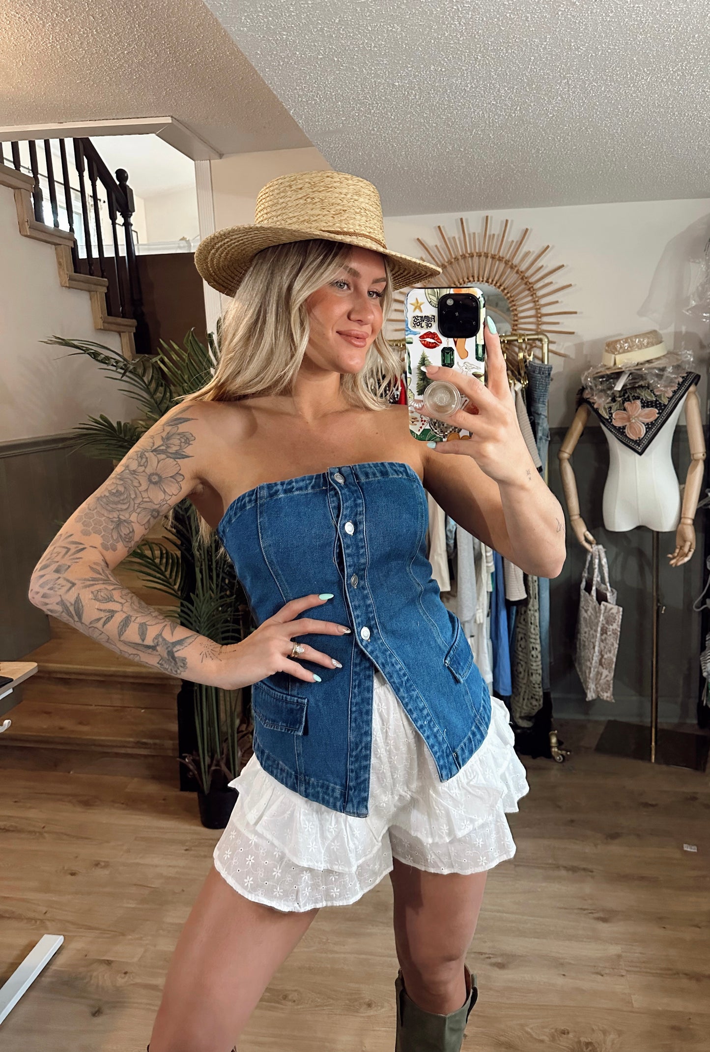 Midnight Wrangler Tube Top