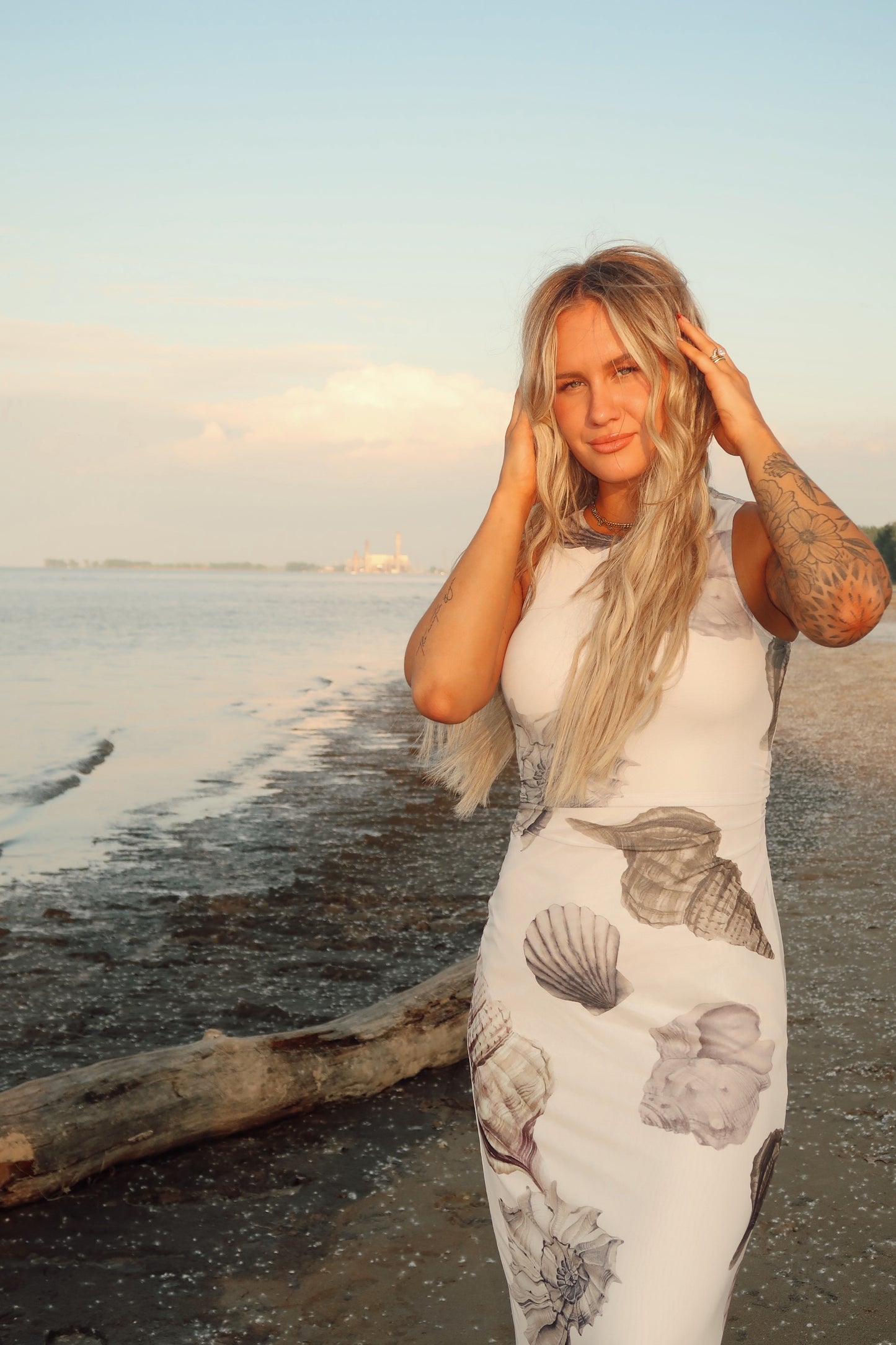 Sandy Toes Maxi Dress