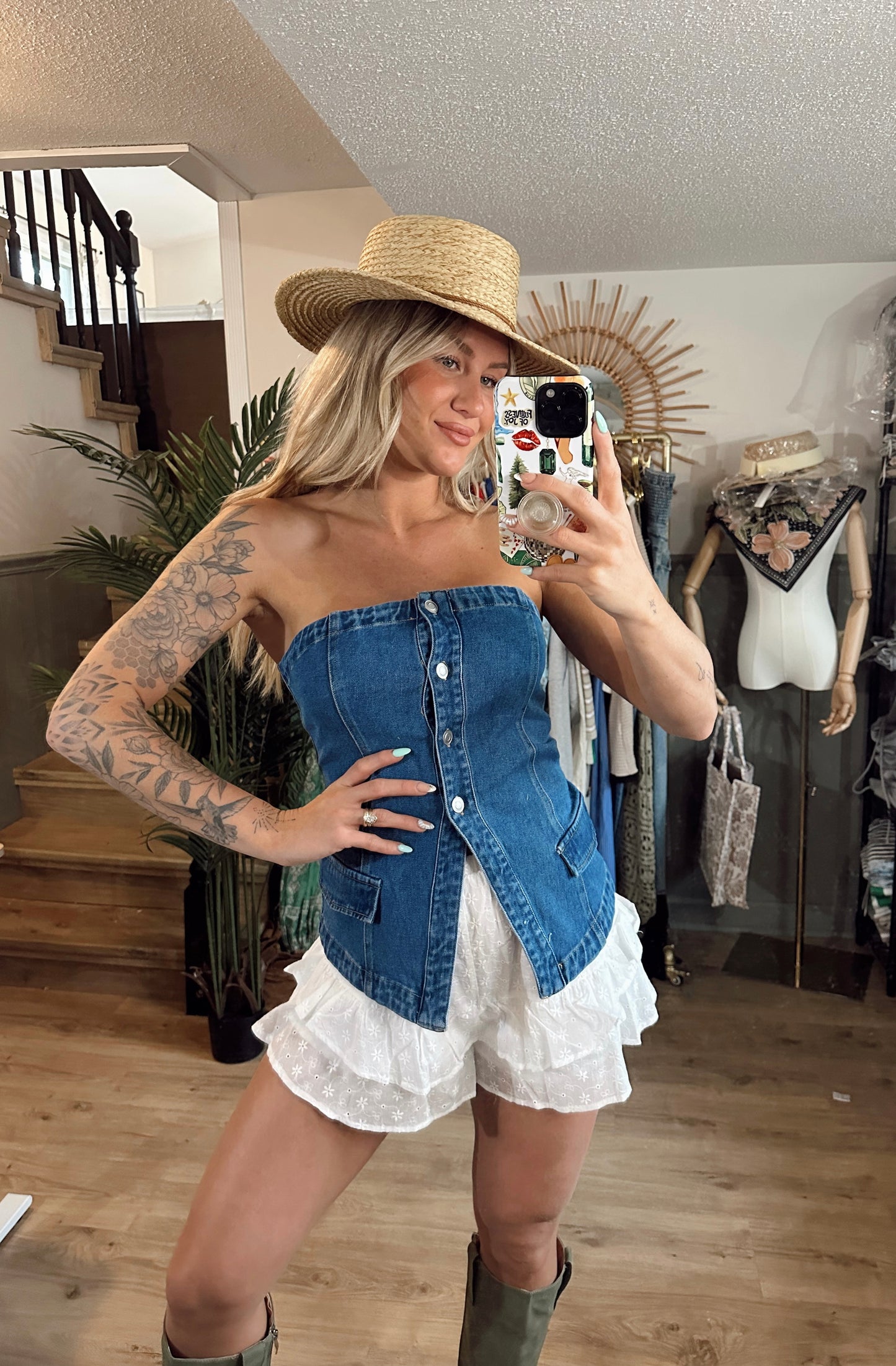 Bay Breeze Eyelet Shorts