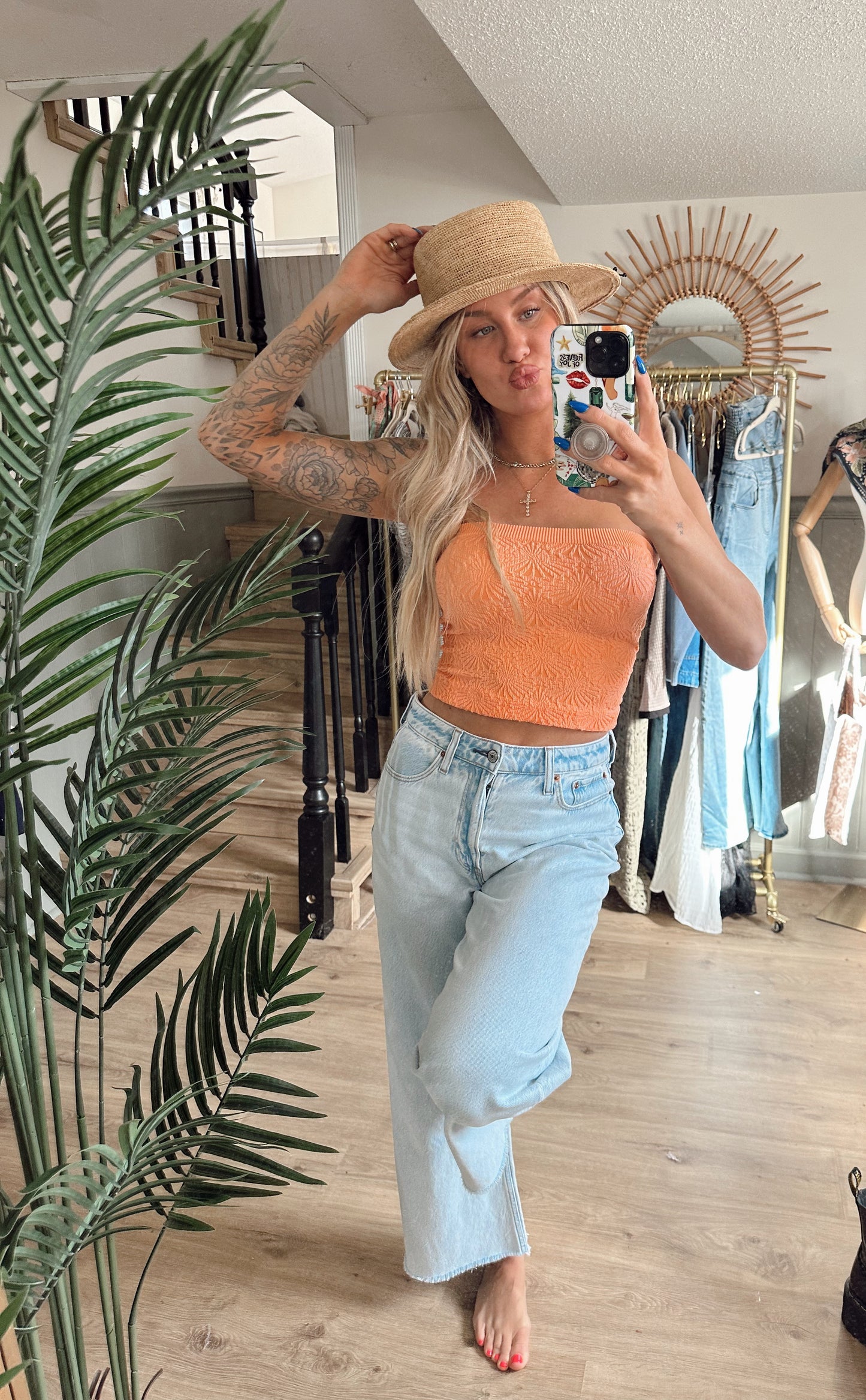 Beach Glow Tube Top