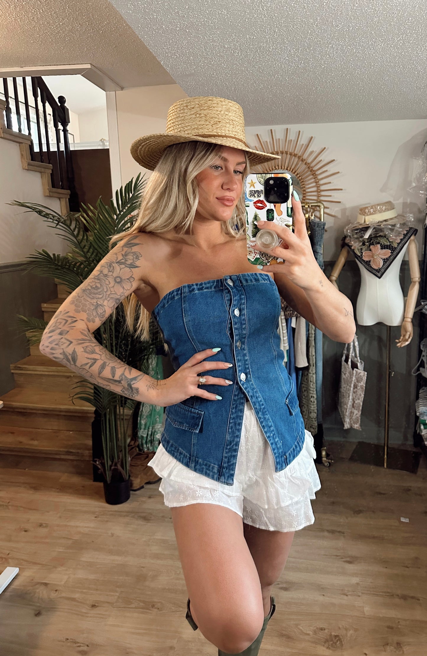 Midnight Wrangler Tube Top