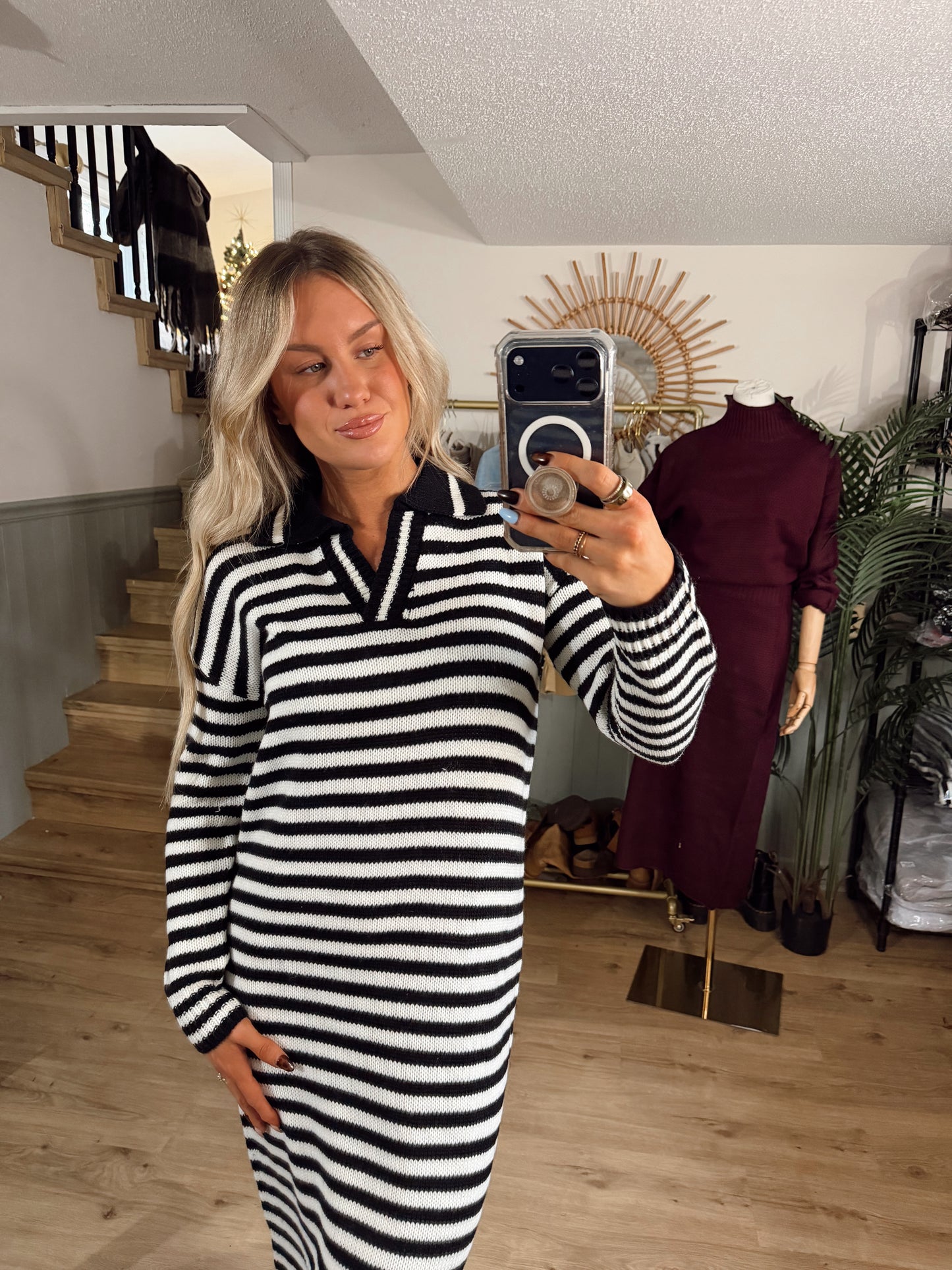 Alpine Lodge Sweater Dress