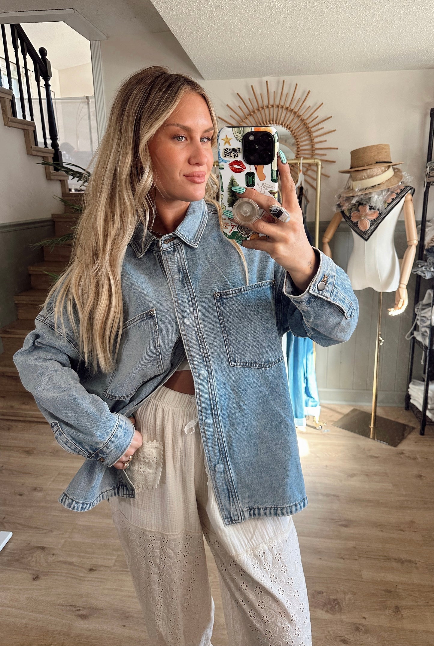 Denim Blues Shacket