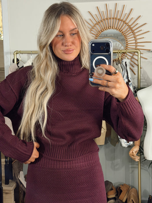 Merlot Cozy Set