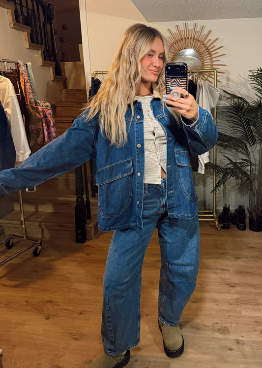 Honey Blue Denim Jacket