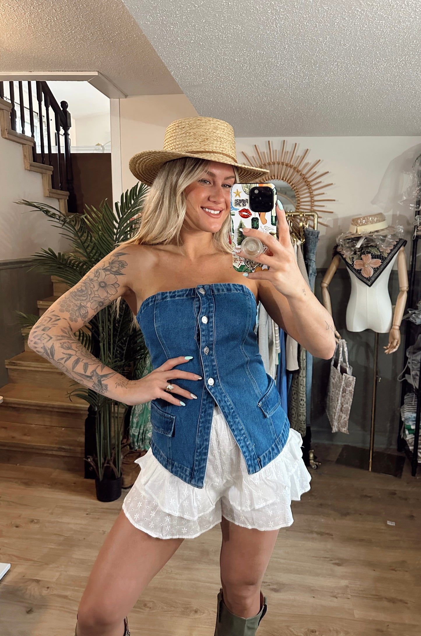 Midnight Wrangler Tube Top