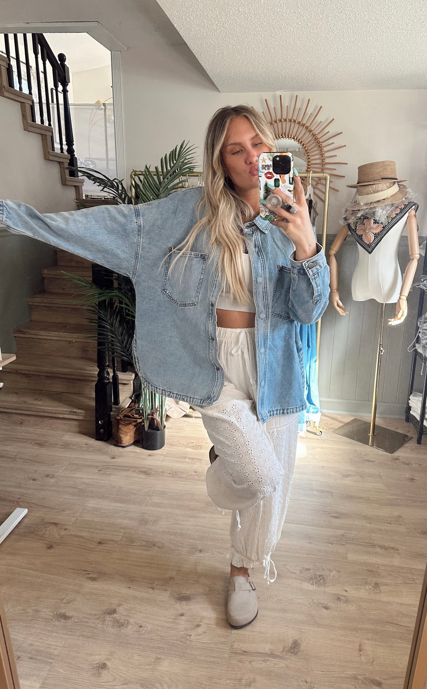 Denim Blues Shacket
