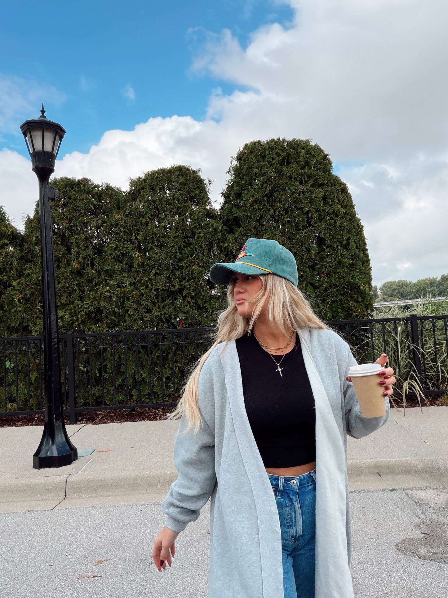 London Fog Longline Cardi