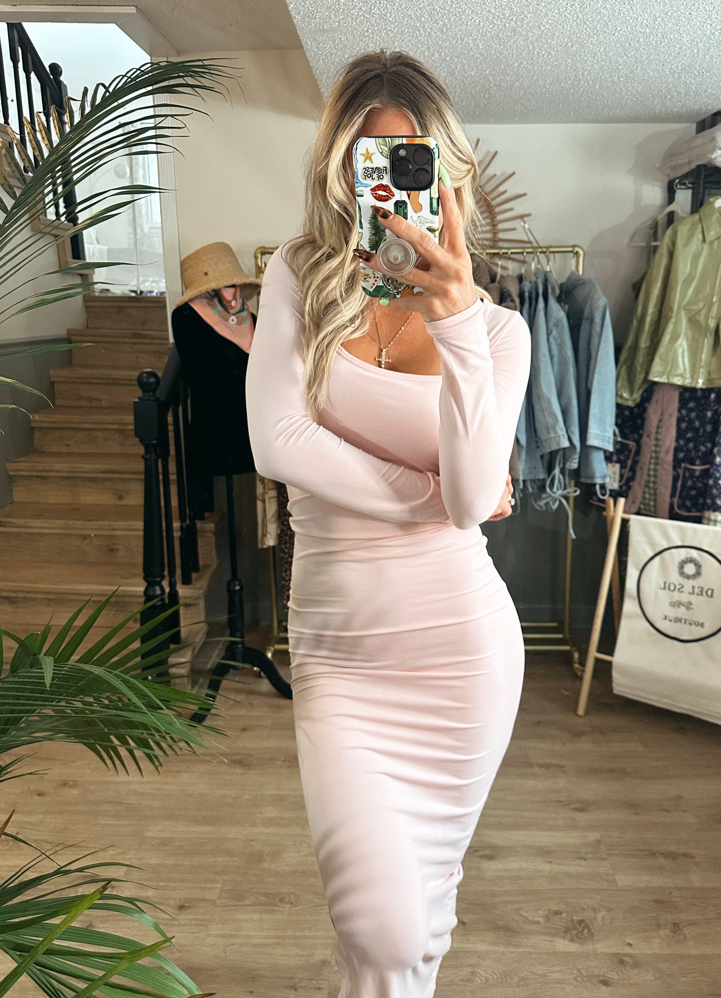Baby Cupid Jersey Maxi Dress