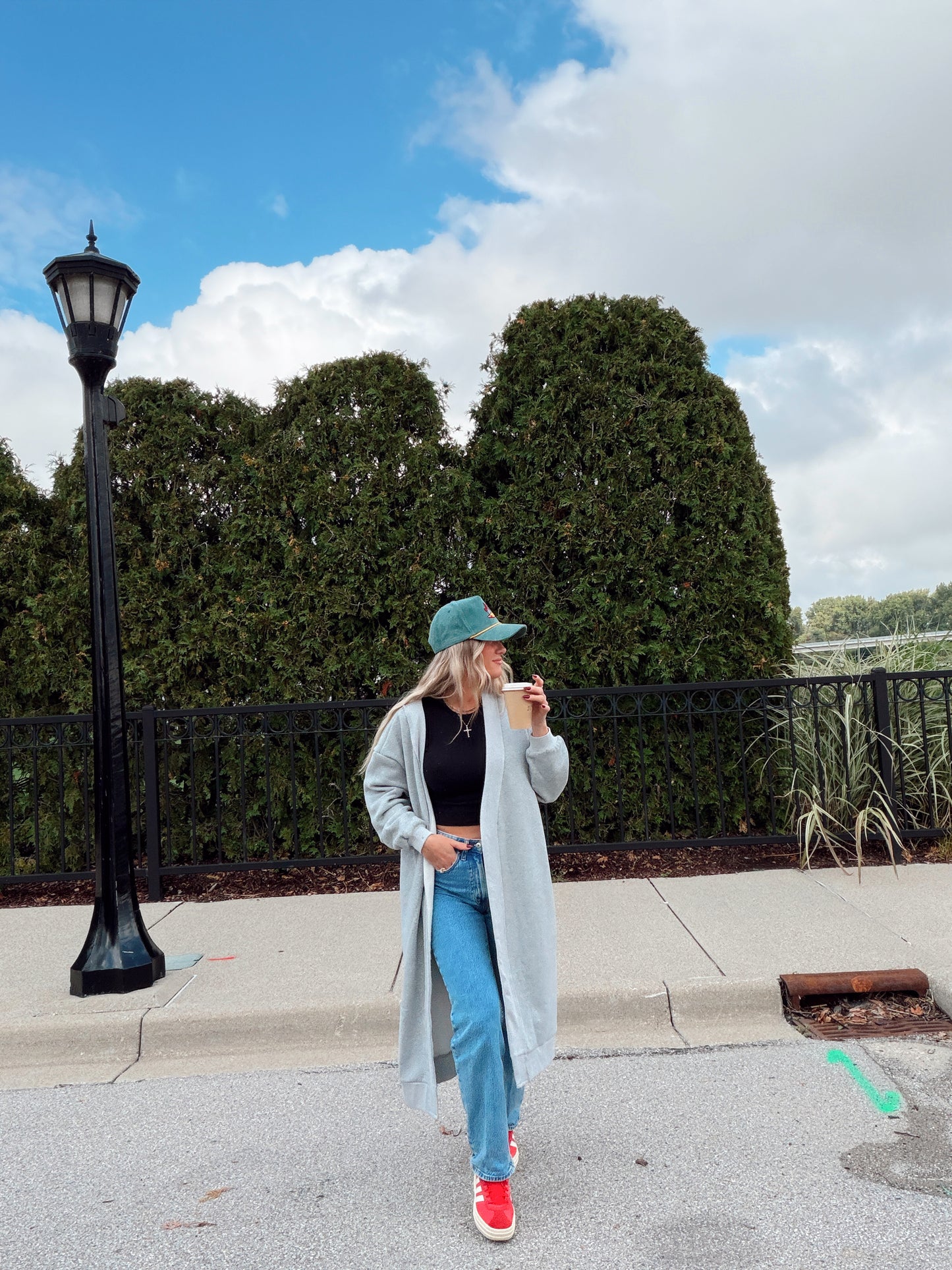 London Fog Longline Cardi