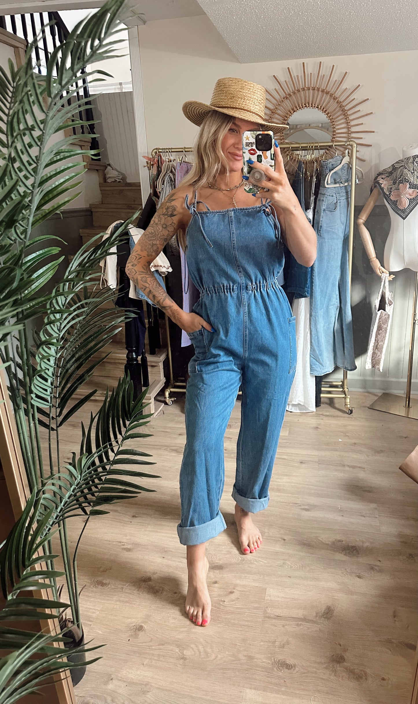 Offshore Denim Jumpsuit