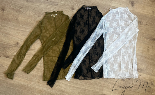 Layer Me Mesh Lace Top
