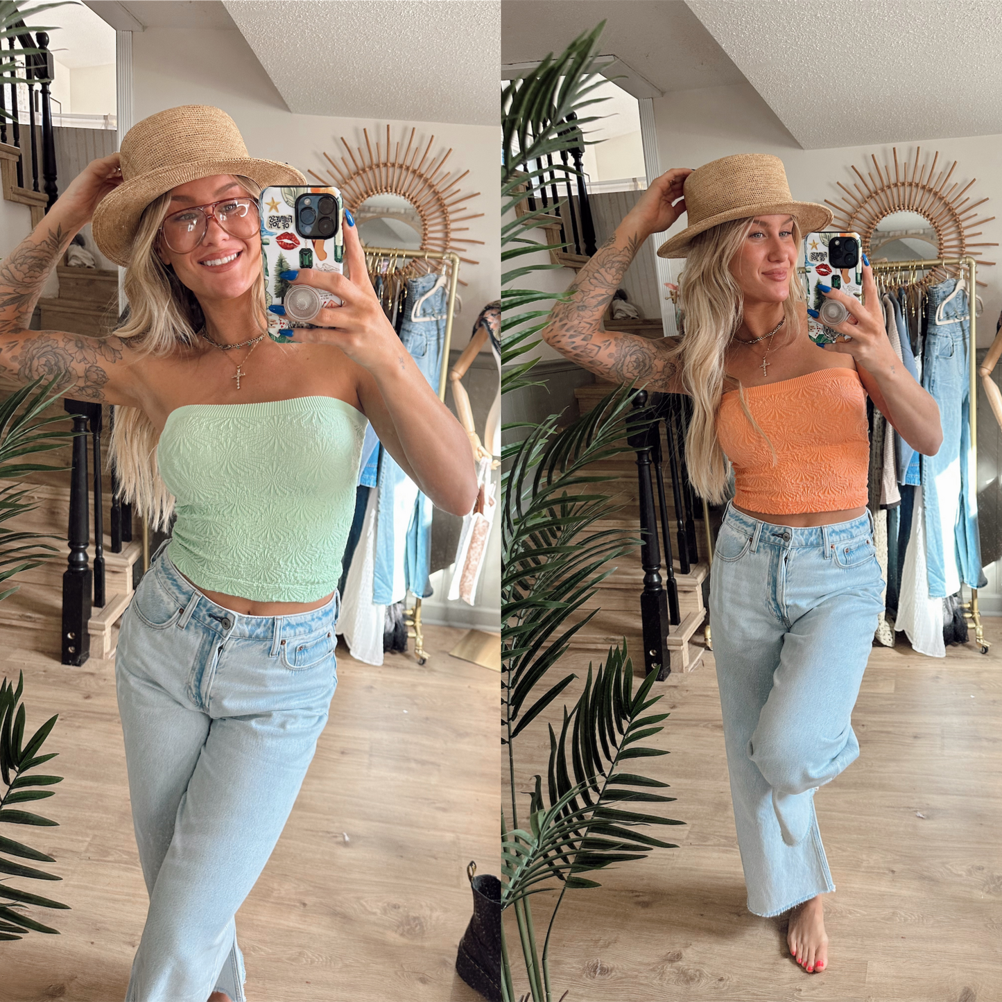 Beach Glow Tube Top
