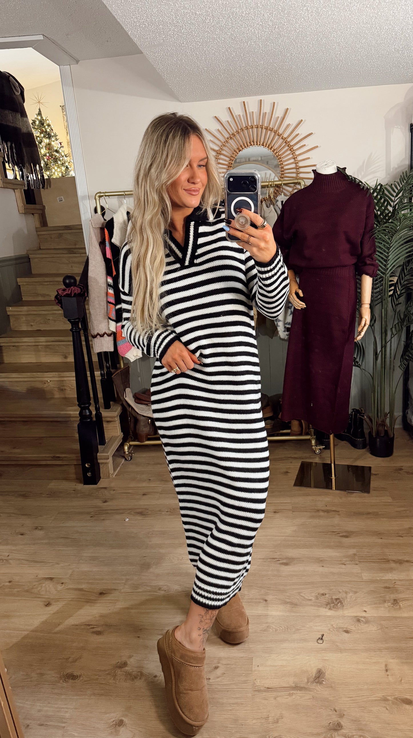 Alpine Lodge Sweater Dress