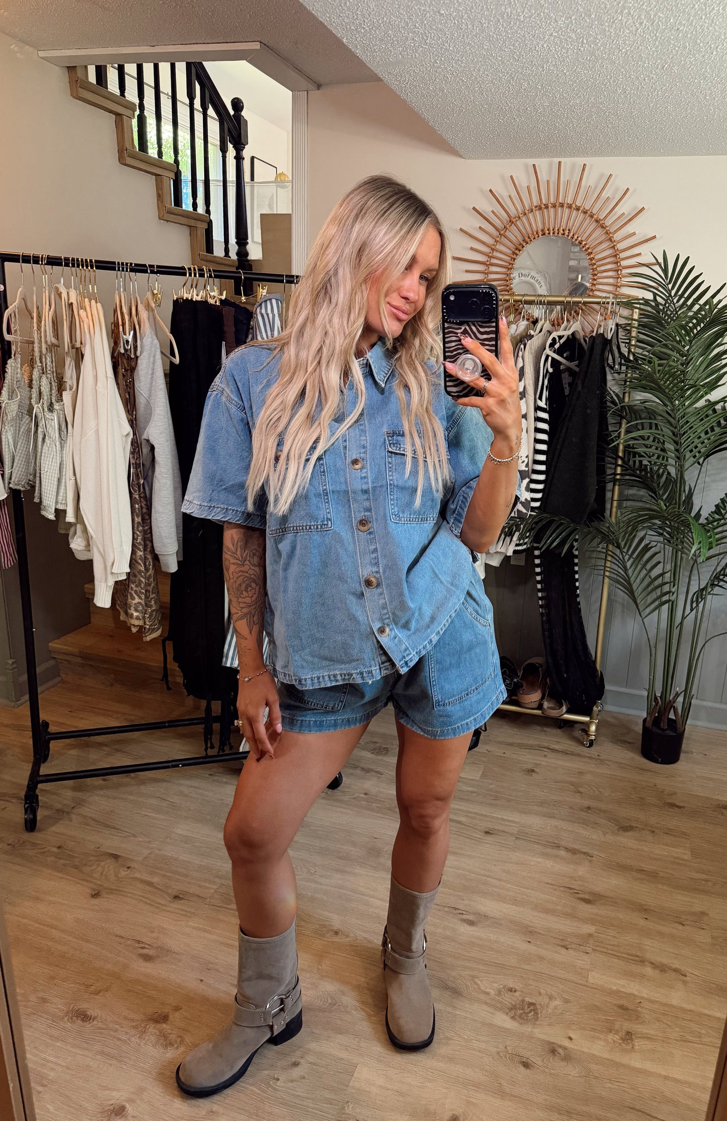 Blue Jean Baby Set