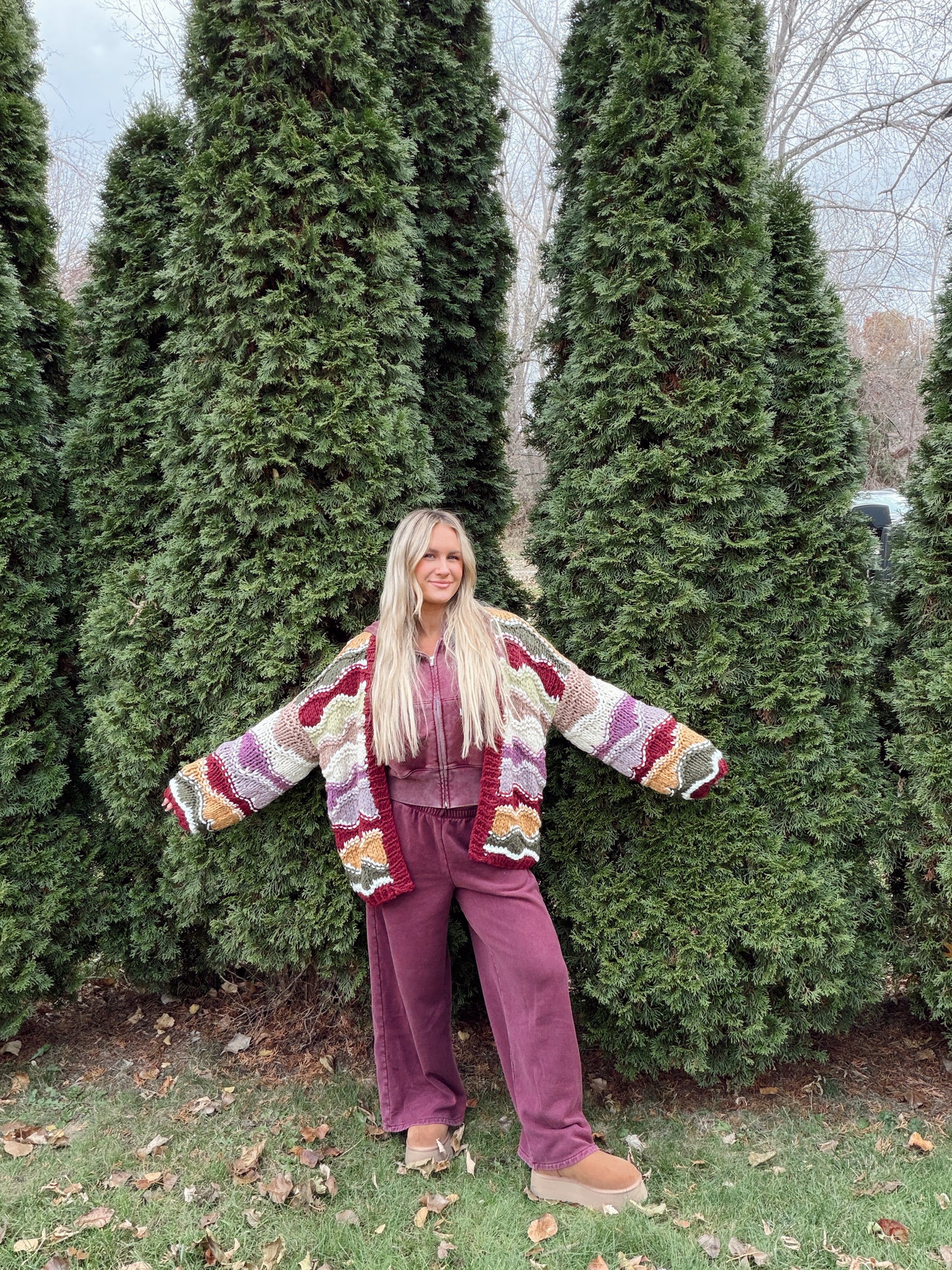 Falling Leaves Cardi