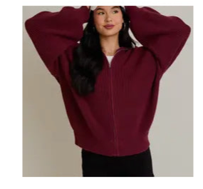 Mulled Wine Zip Up