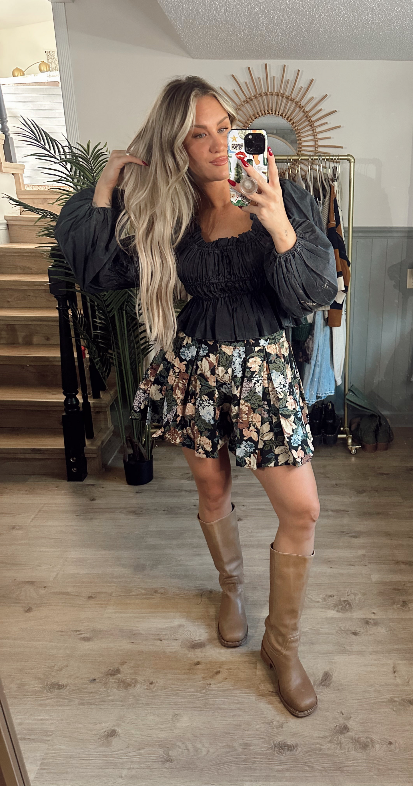 Pressed Petals Skort