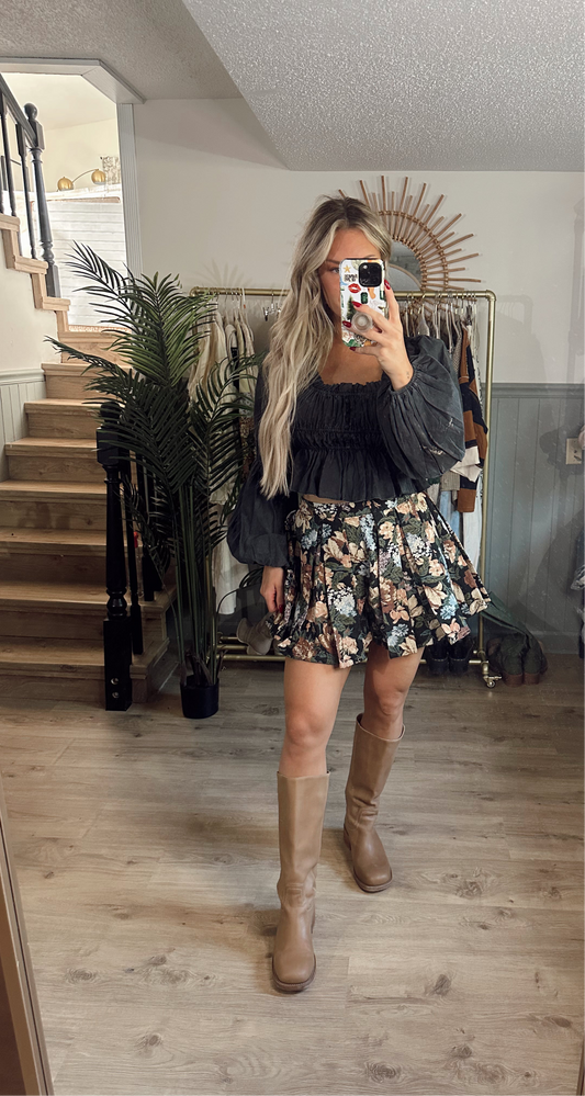 Pressed Petals Skort