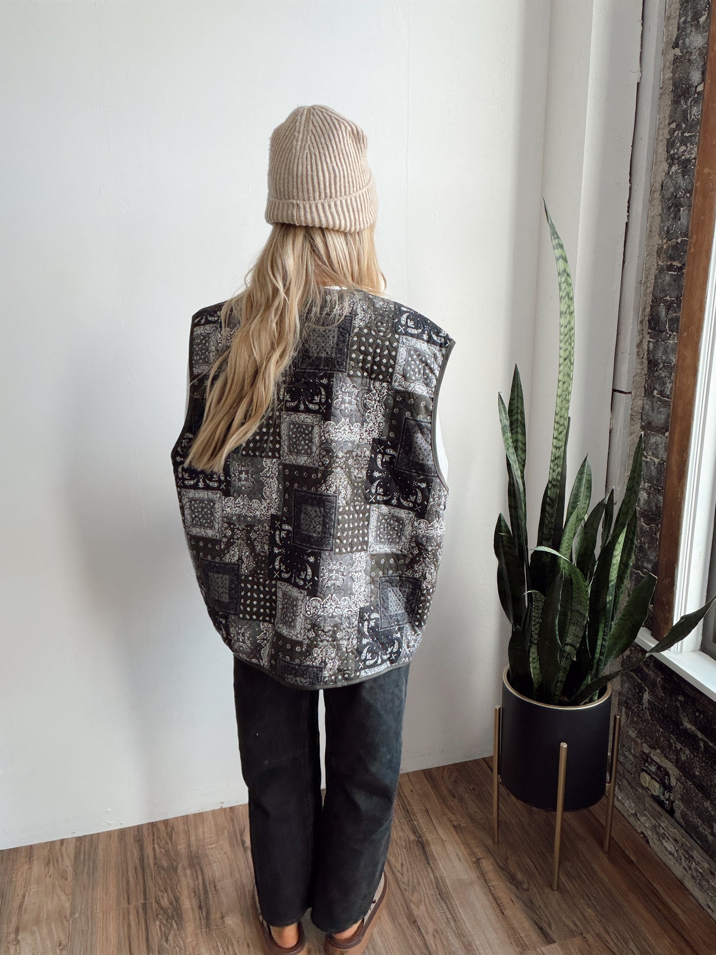 Evergreen Patchwork Vest