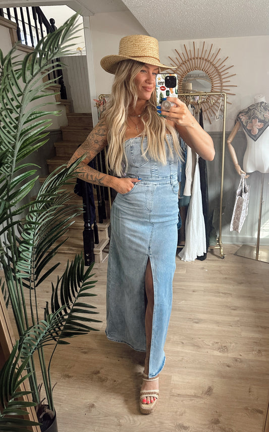 Chelsea Denim Tube Dress