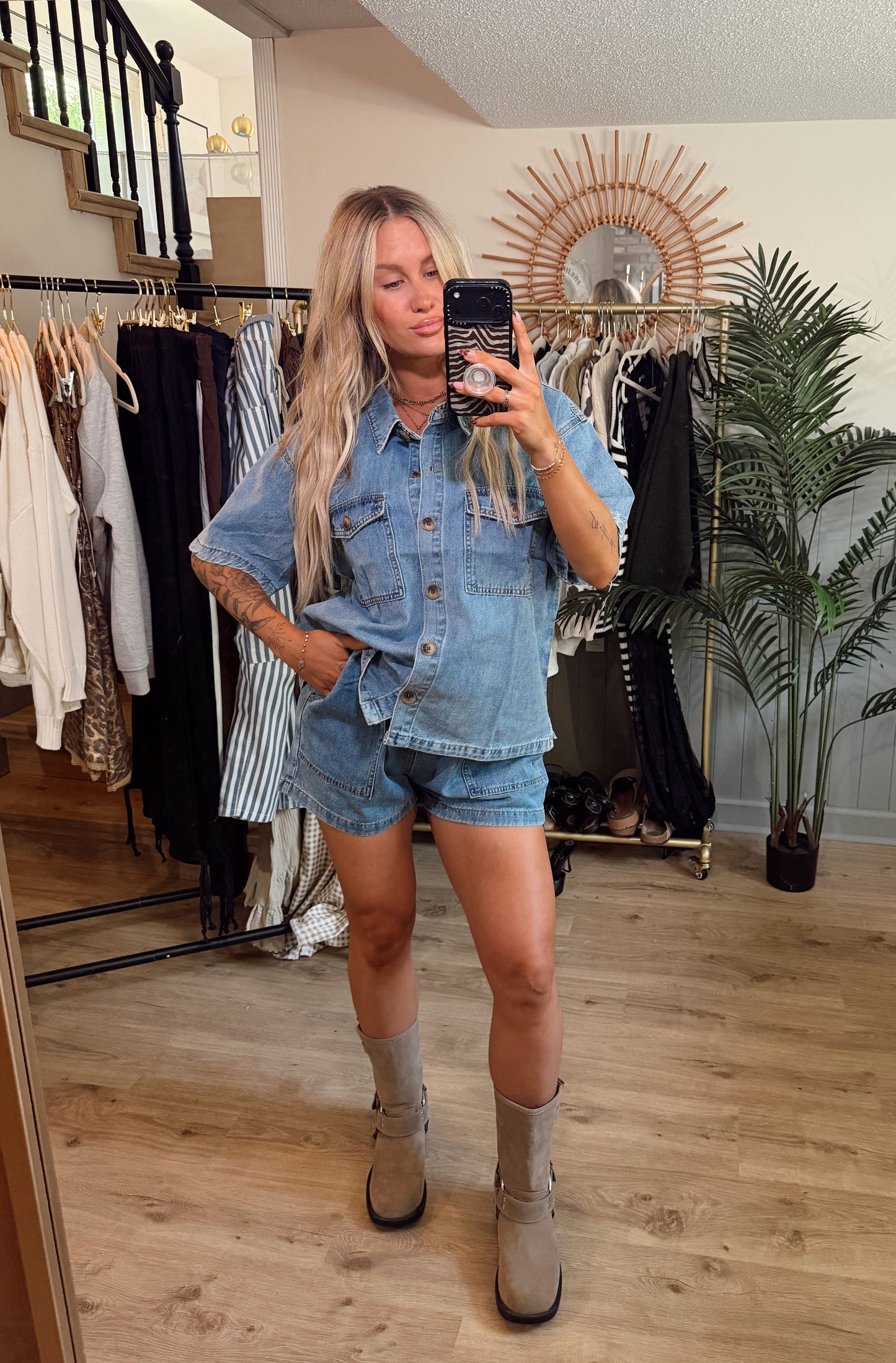 Blue Jean Baby Set