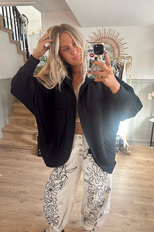 Late Shift Hooded Cardi