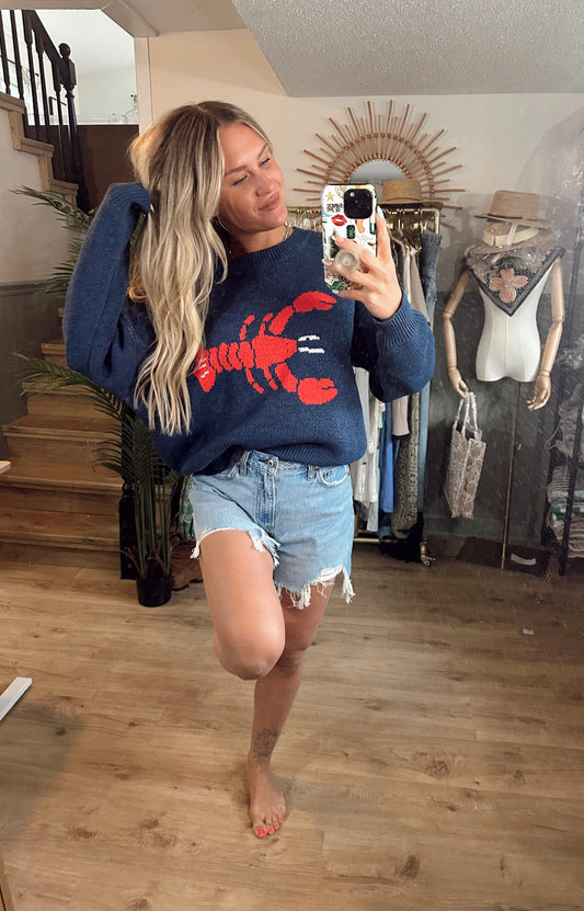 Red Catch Sweater