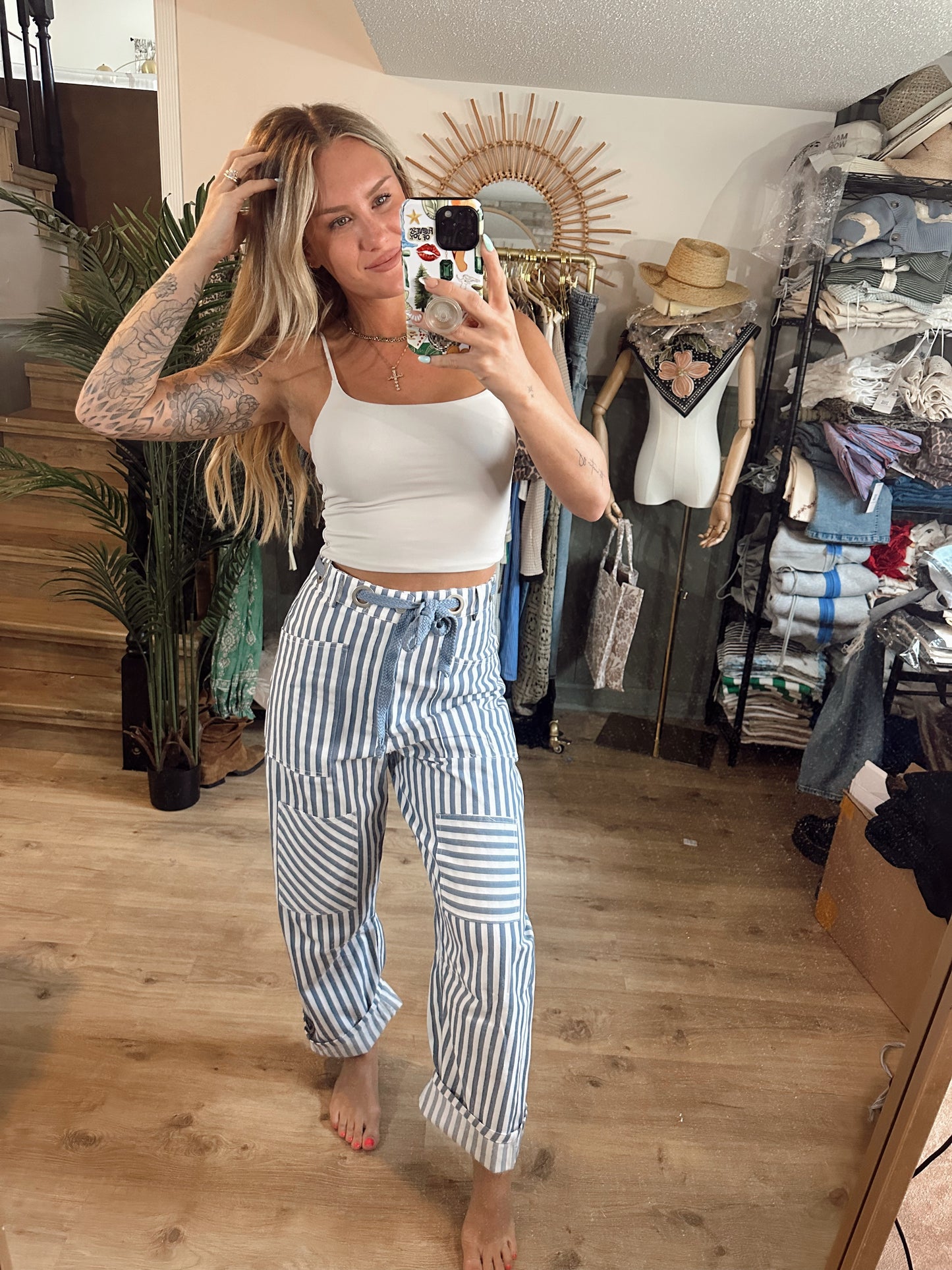 Nautistripe Utility Pants