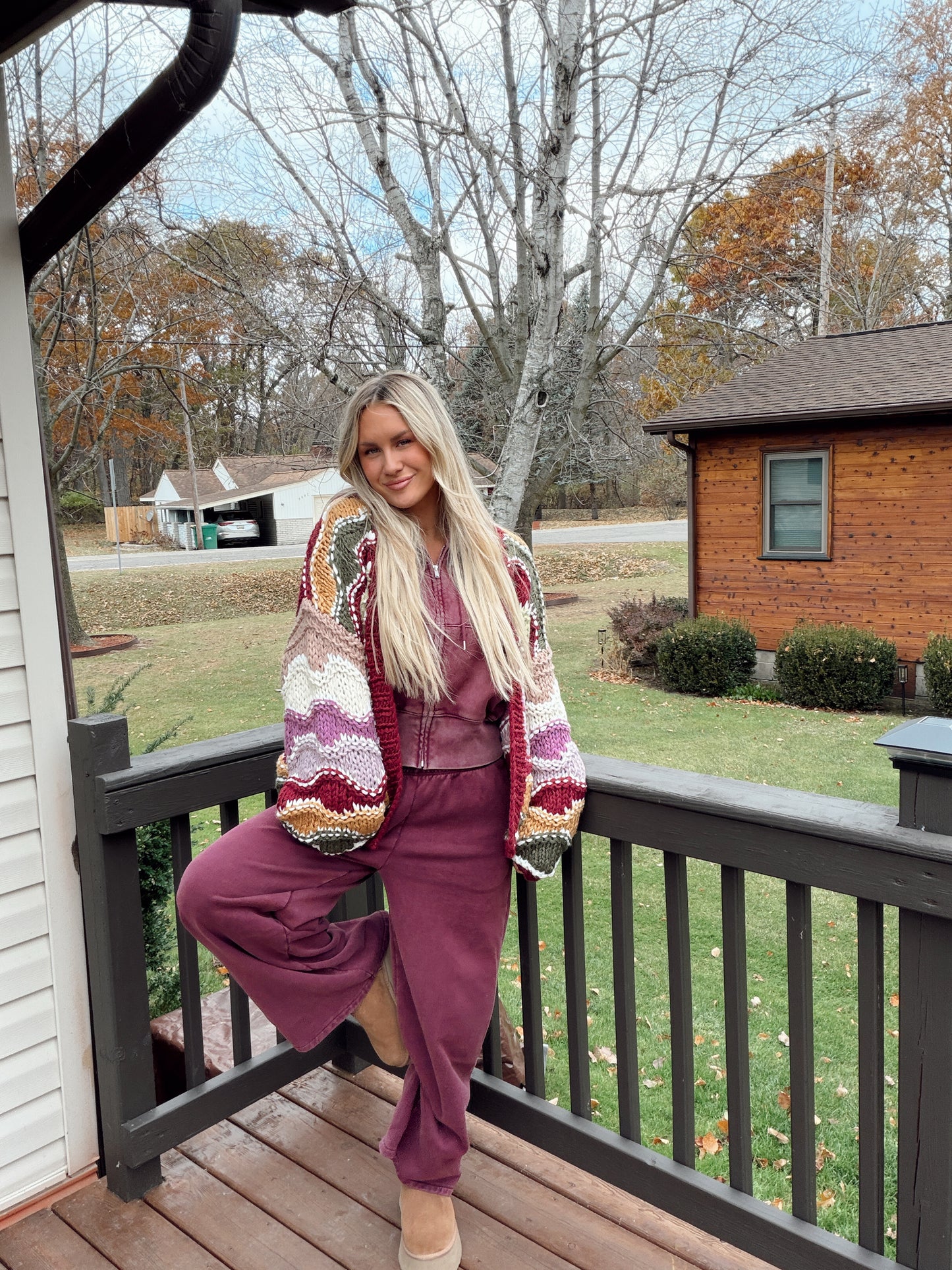 Falling Leaves Cardi