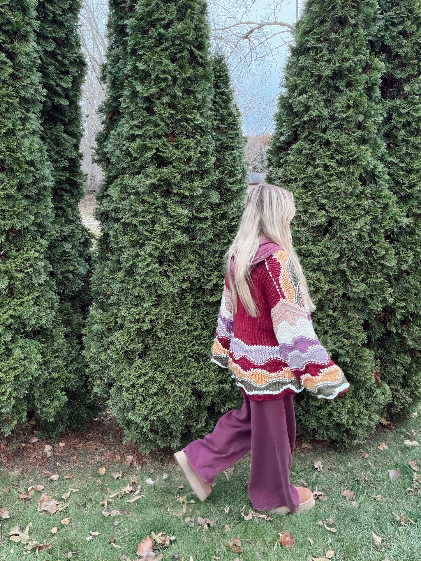 Falling Leaves Cardi