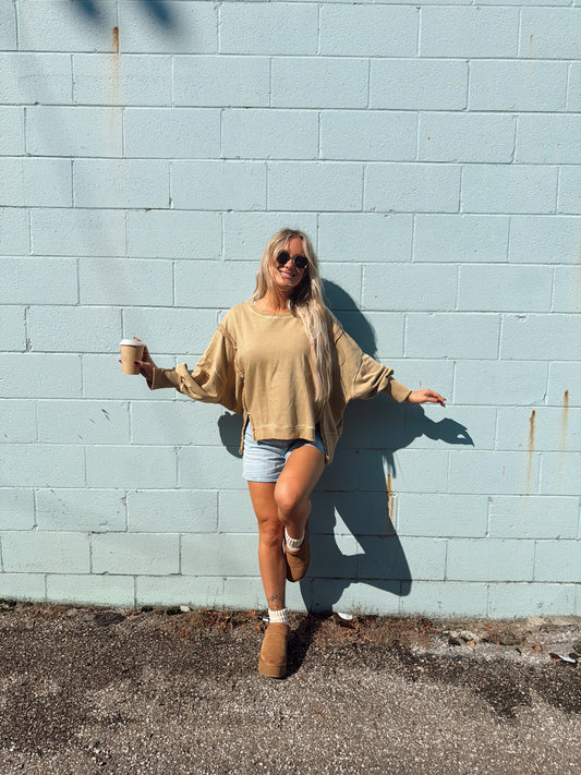Pistachio Latte Crewneck