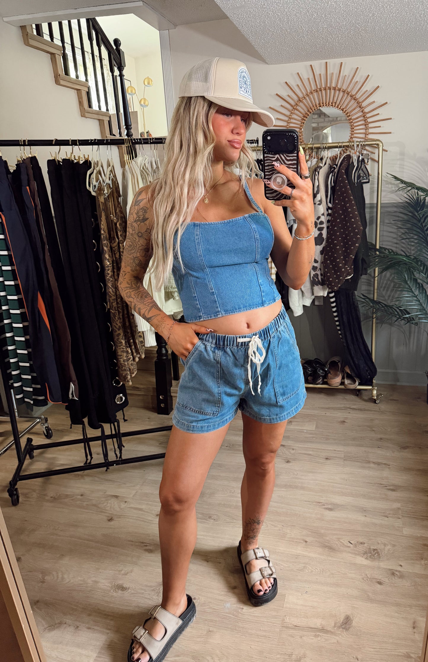 Sienna Denim Tank