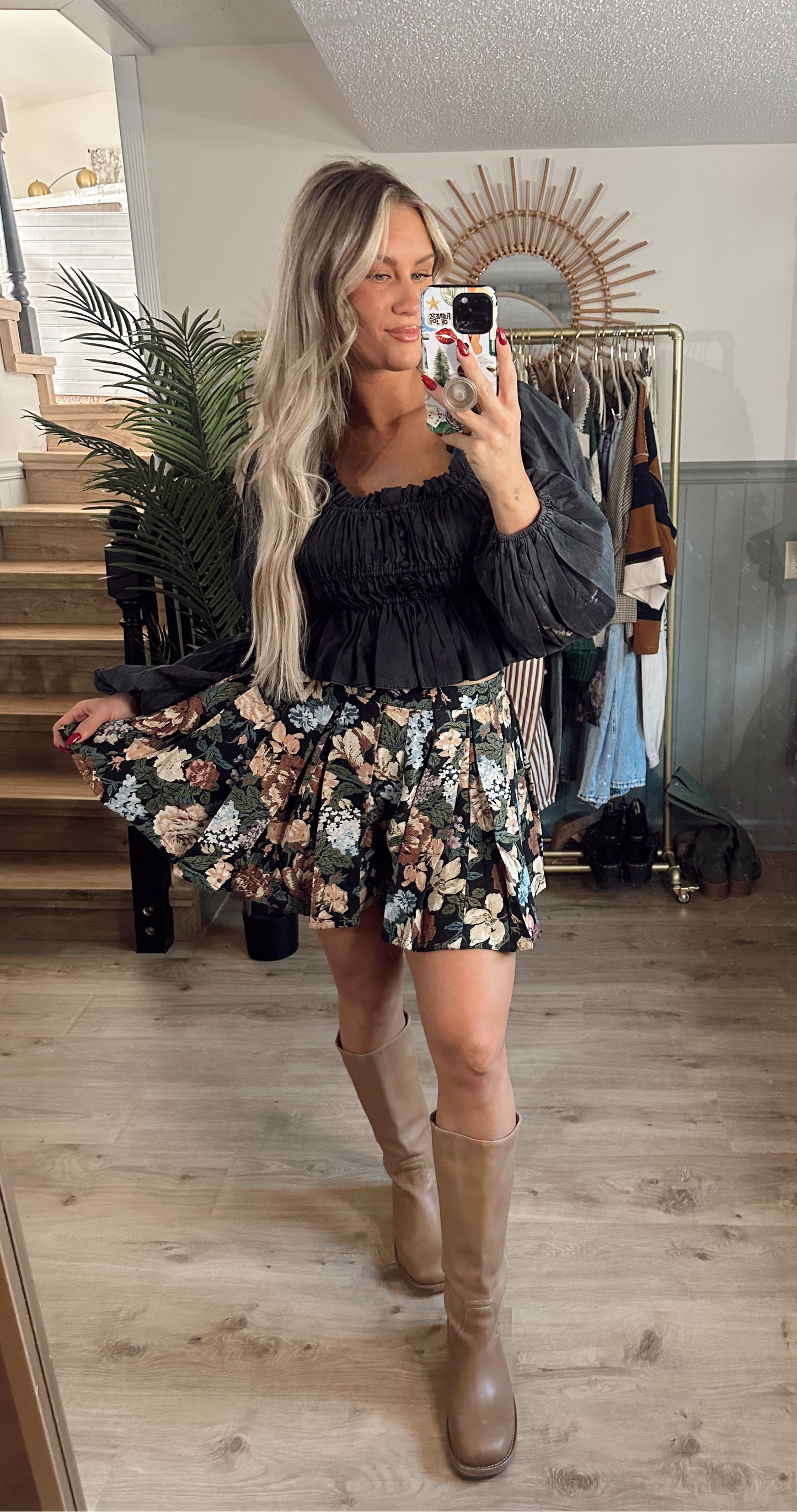 Pressed Petals Skort
