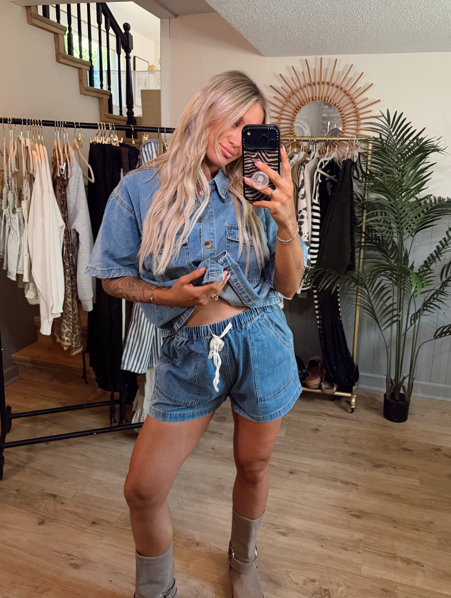 Blue Jean Baby Set