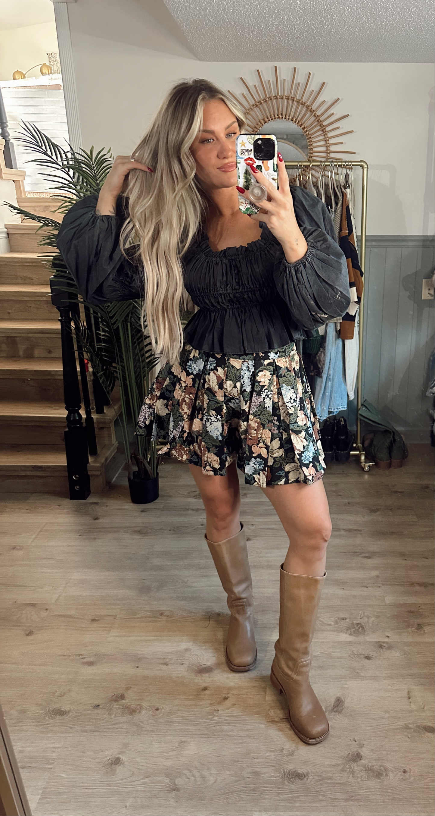 Pressed Petals Skort