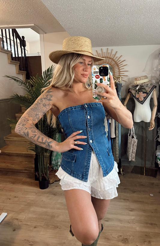 Midnight Wrangler Tube Top