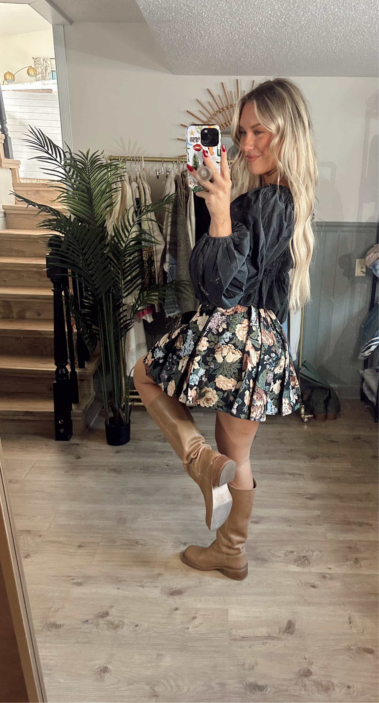 Pressed Petals Skort