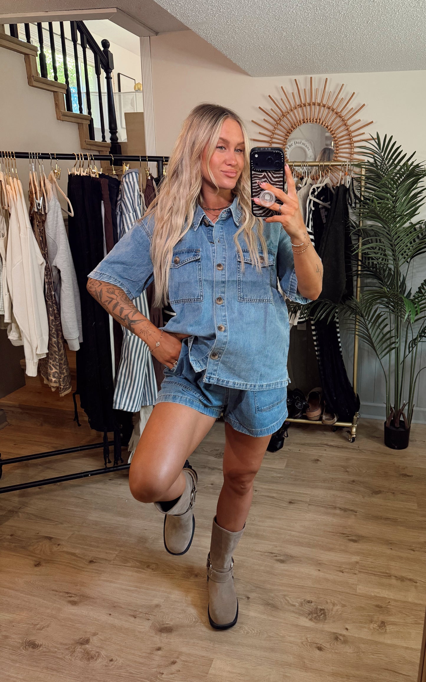 Blue Jean Baby Set