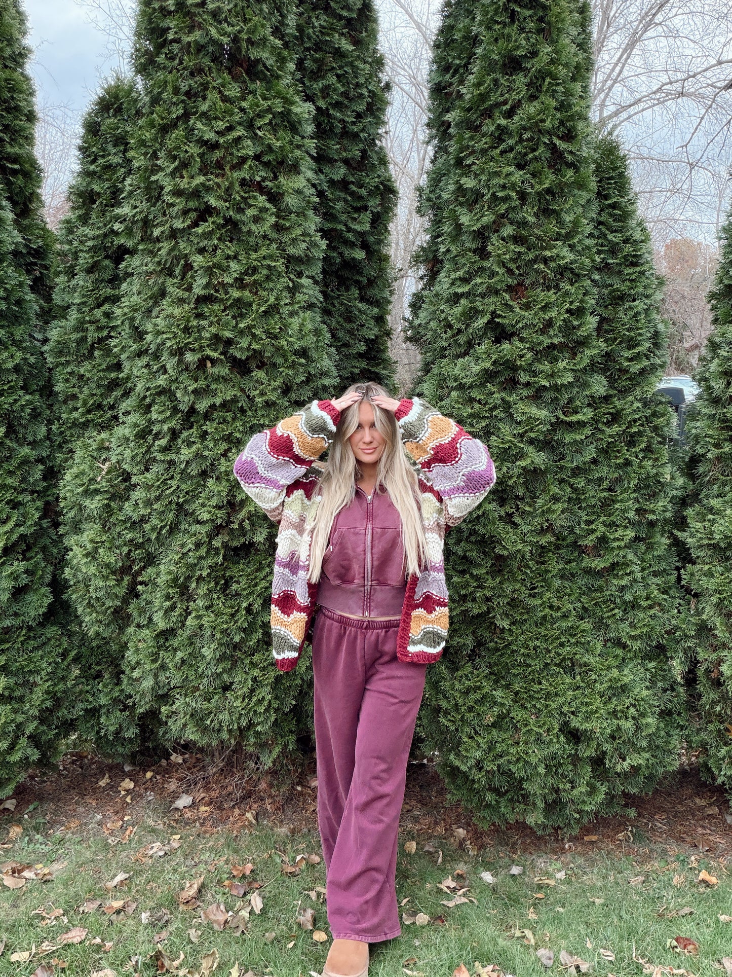 Falling Leaves Cardi