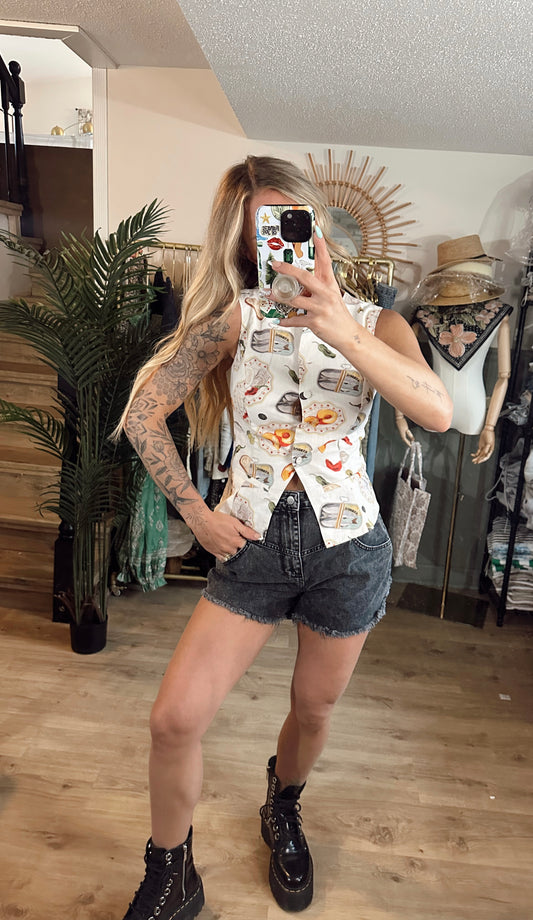Summer Picnic Button Down