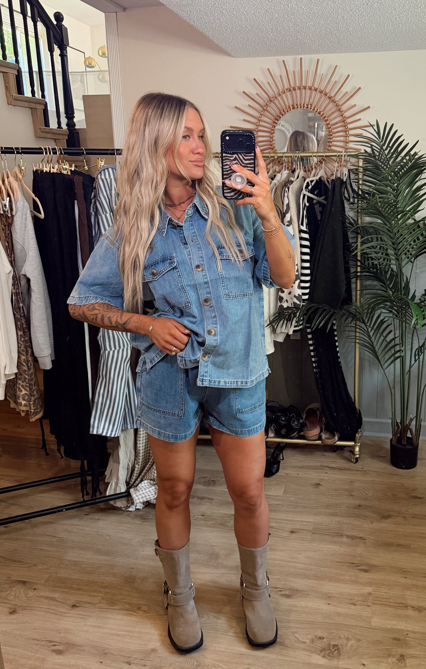Blue Jean Baby Set