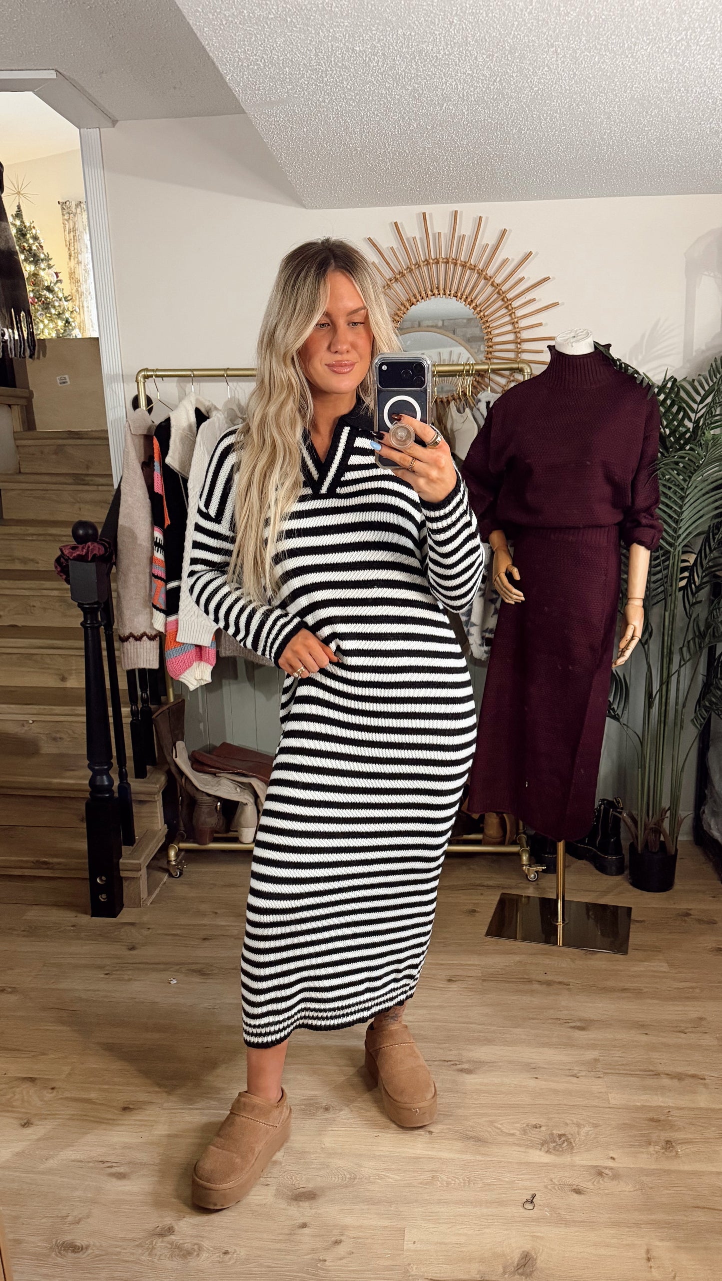 Alpine Lodge Sweater Dress