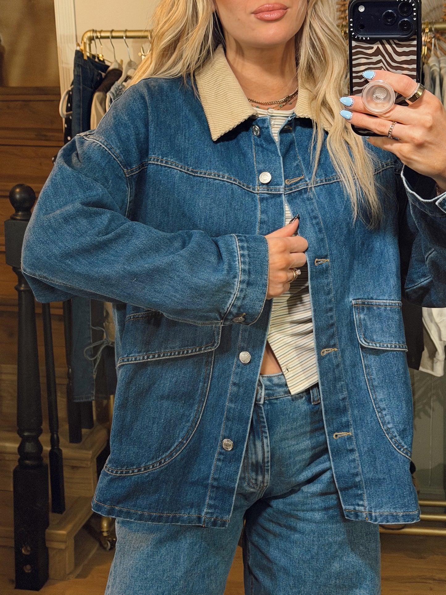 Honey Blue Denim Jacket