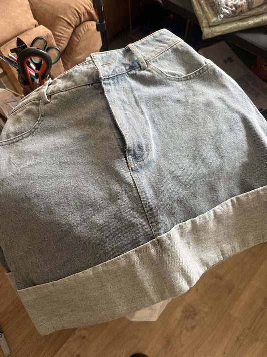 Off The Cuff Denim Skirt