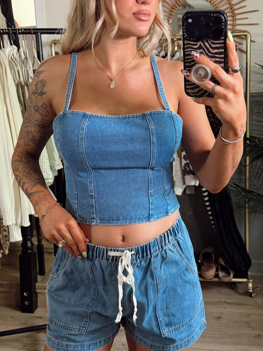 Sienna Denim Tank