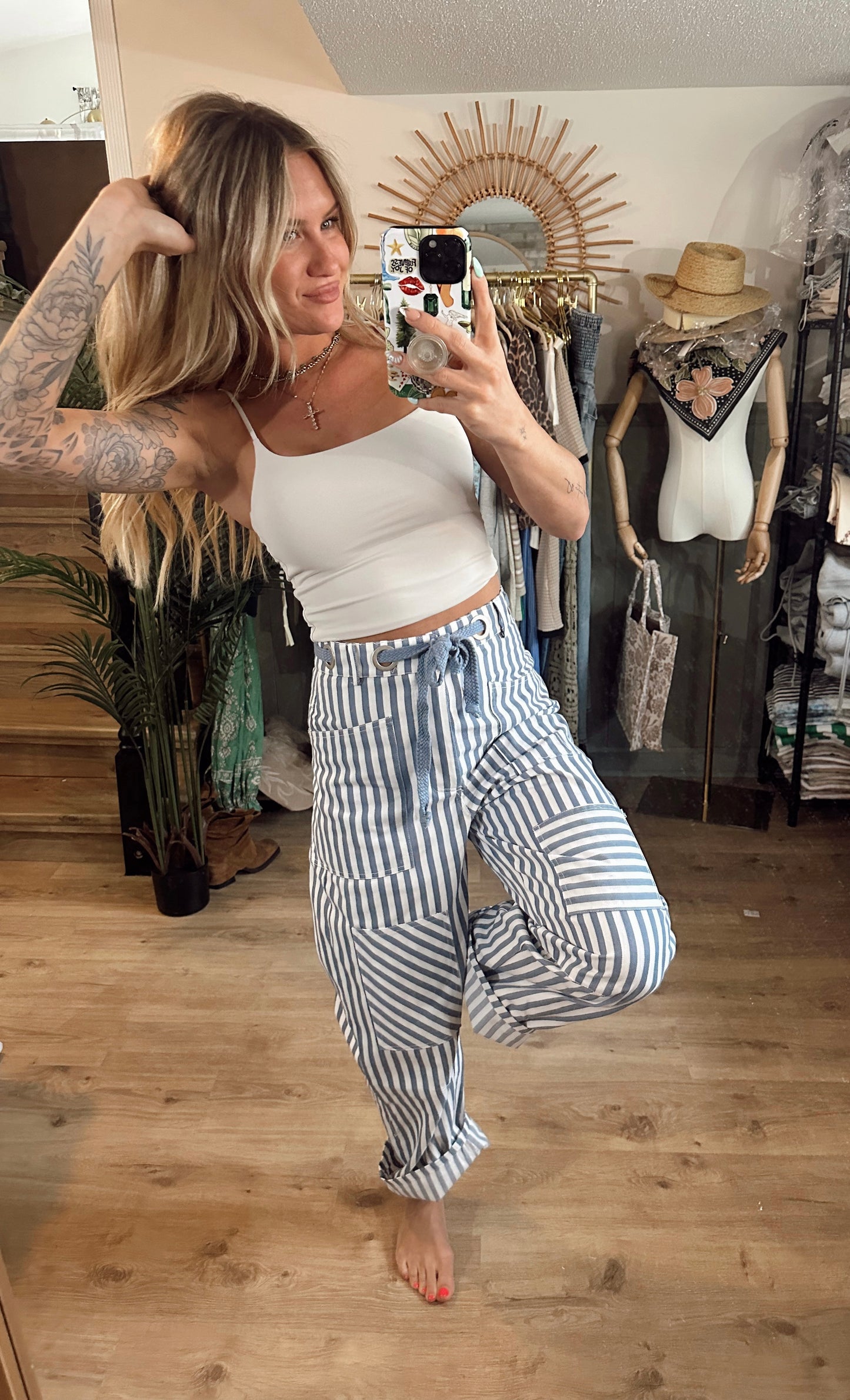 Nautistripe Utility Pants