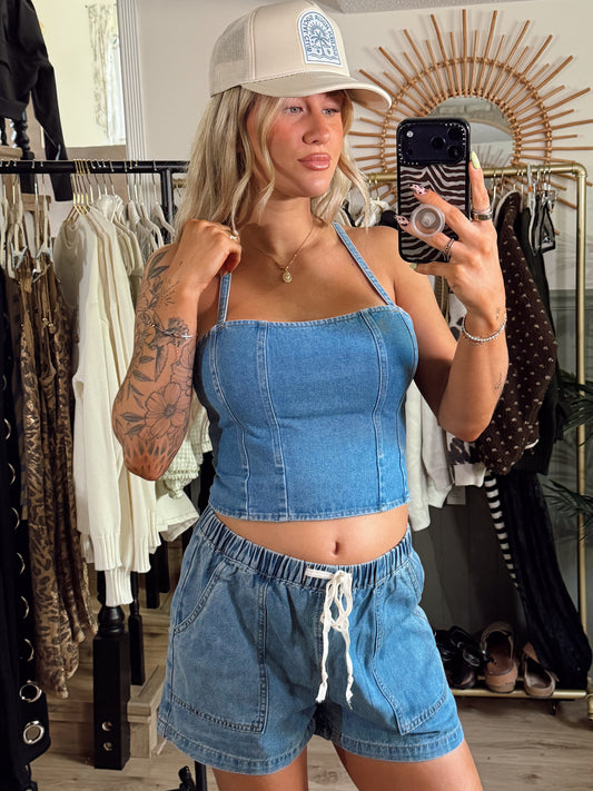 Sienna Denim Tank